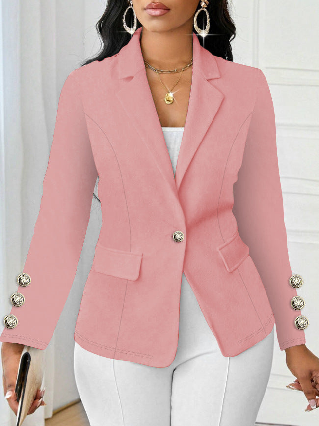 Veste de patchwork à manches longues à double manche pour femmes