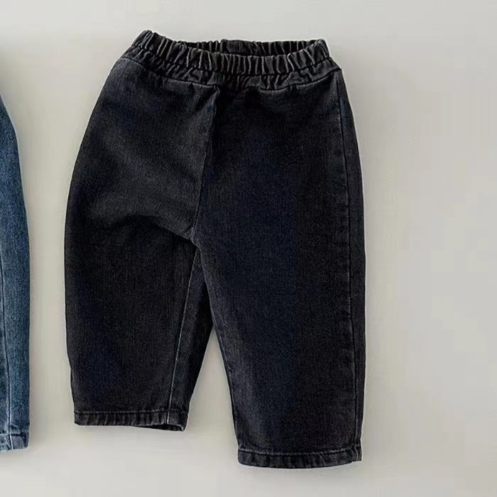 Bande élastique en caoutchouc Jeans couleur solide