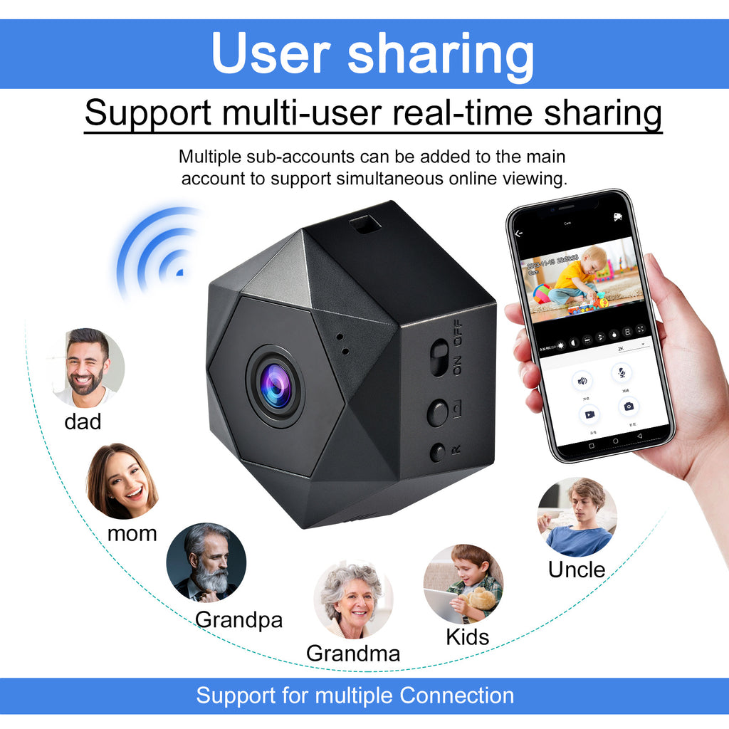 Caméra de surveillance Home Wireless Plug-in-gratuit