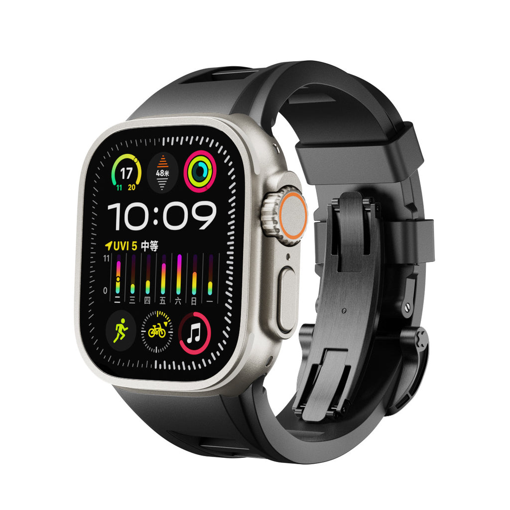 Montre Bracelet en silicone liquide S9 épingle boucle ultra pliante