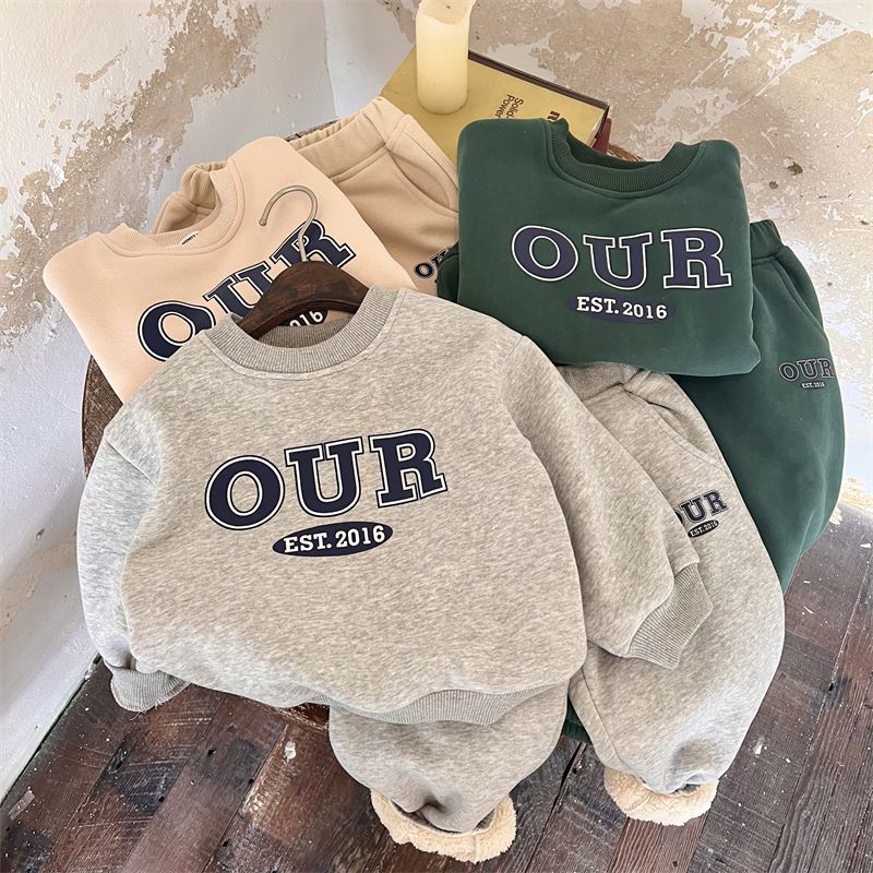 En automne et en hiver Pantalon de bébé à capuche de style étranger pour enfants
