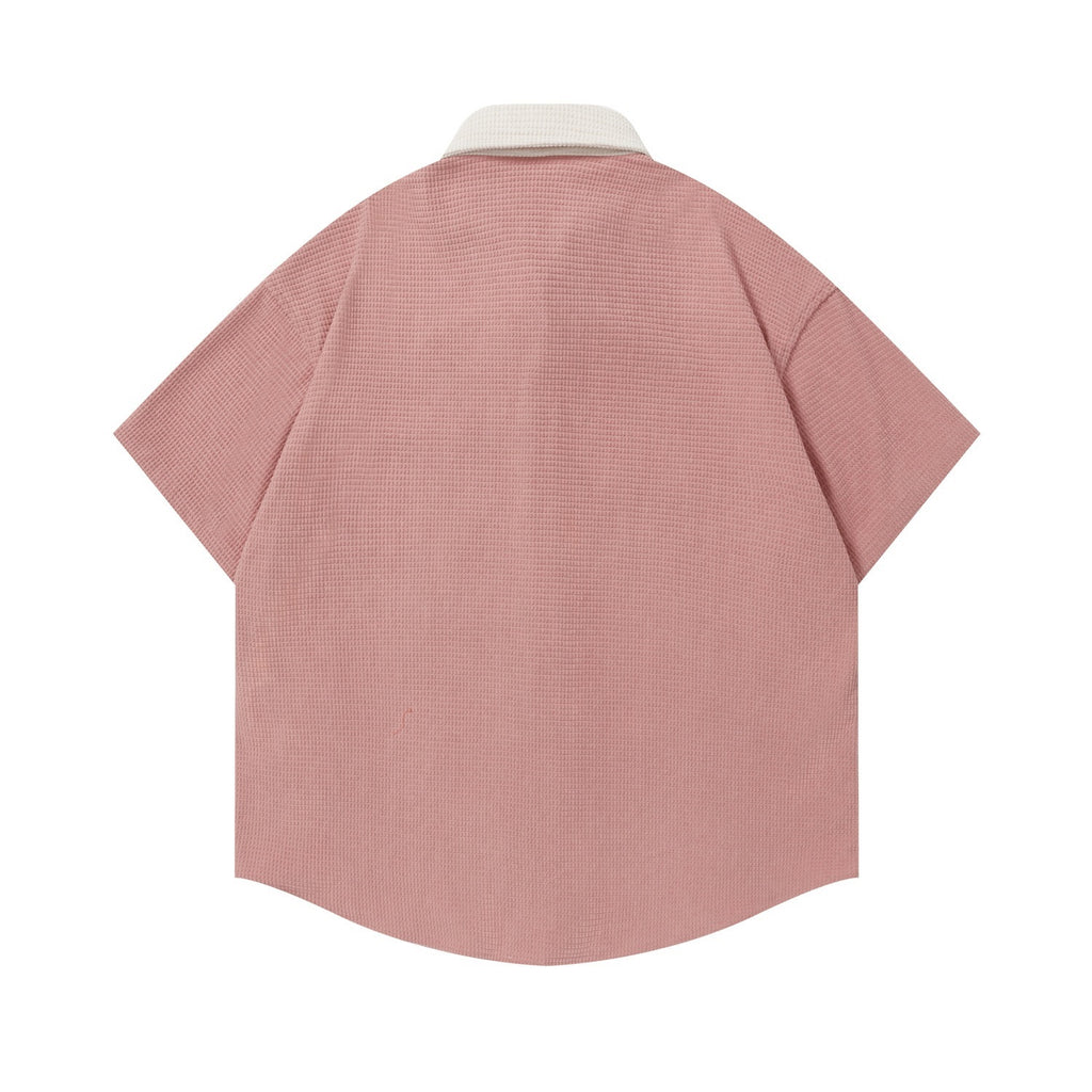 Chemise à manches courtes pour hommes et femmes