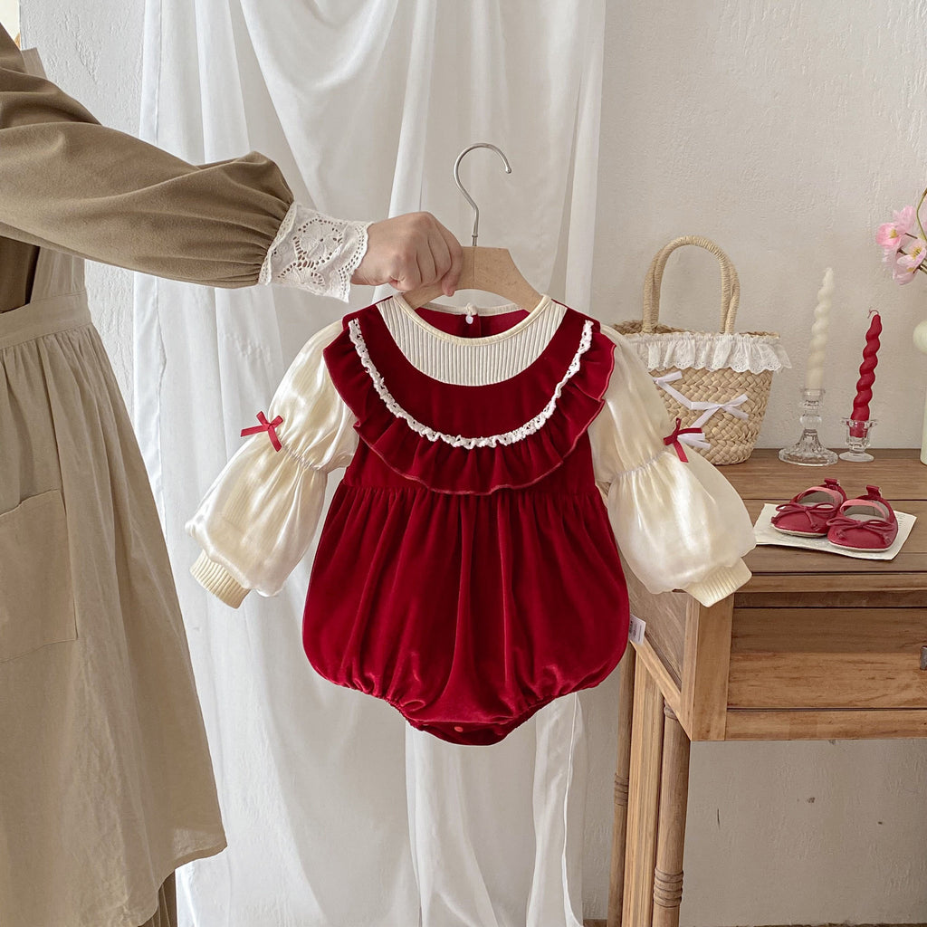 Maillot de saut en col rond bébé