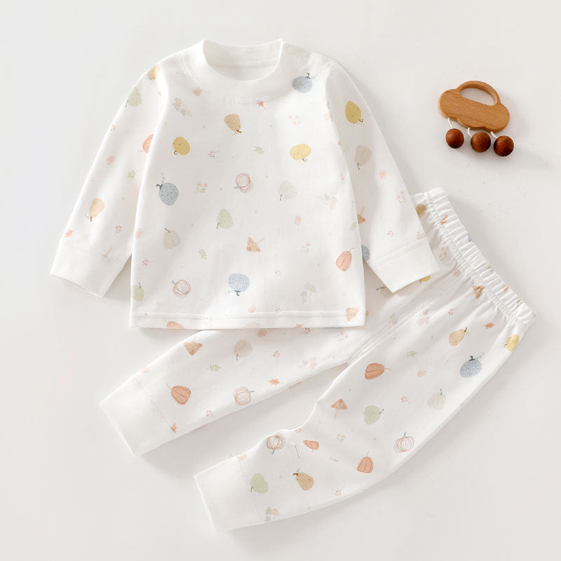 Bébé ensemble de deux pièces sans couture conception couche de base essentielle pour les nouveaux-nés