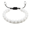 Bracelet tressé pierre naturelle vente chaude