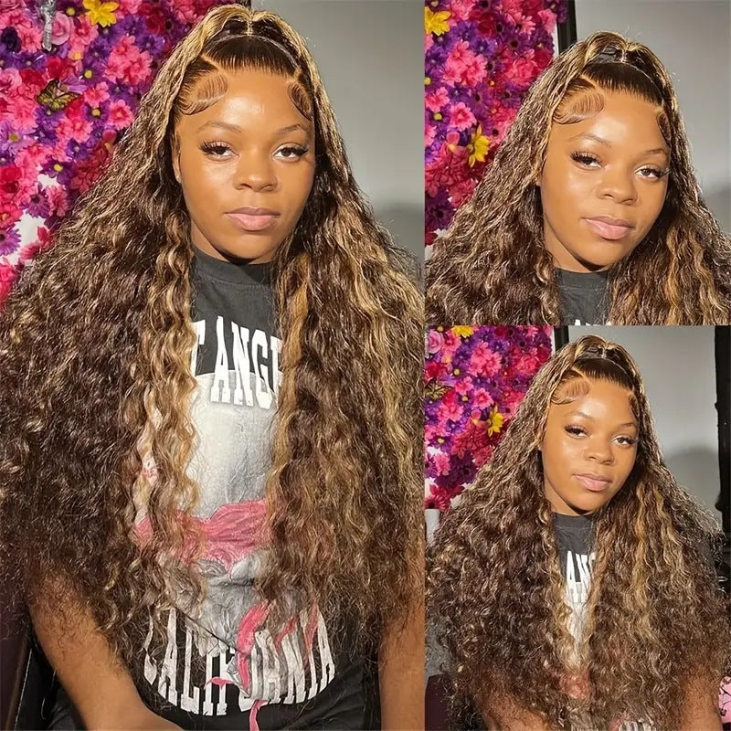 Petit volume Wound Tube Afro Long Curly Wig