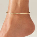 Titane en acier Tube creux Anklet et bracelet
