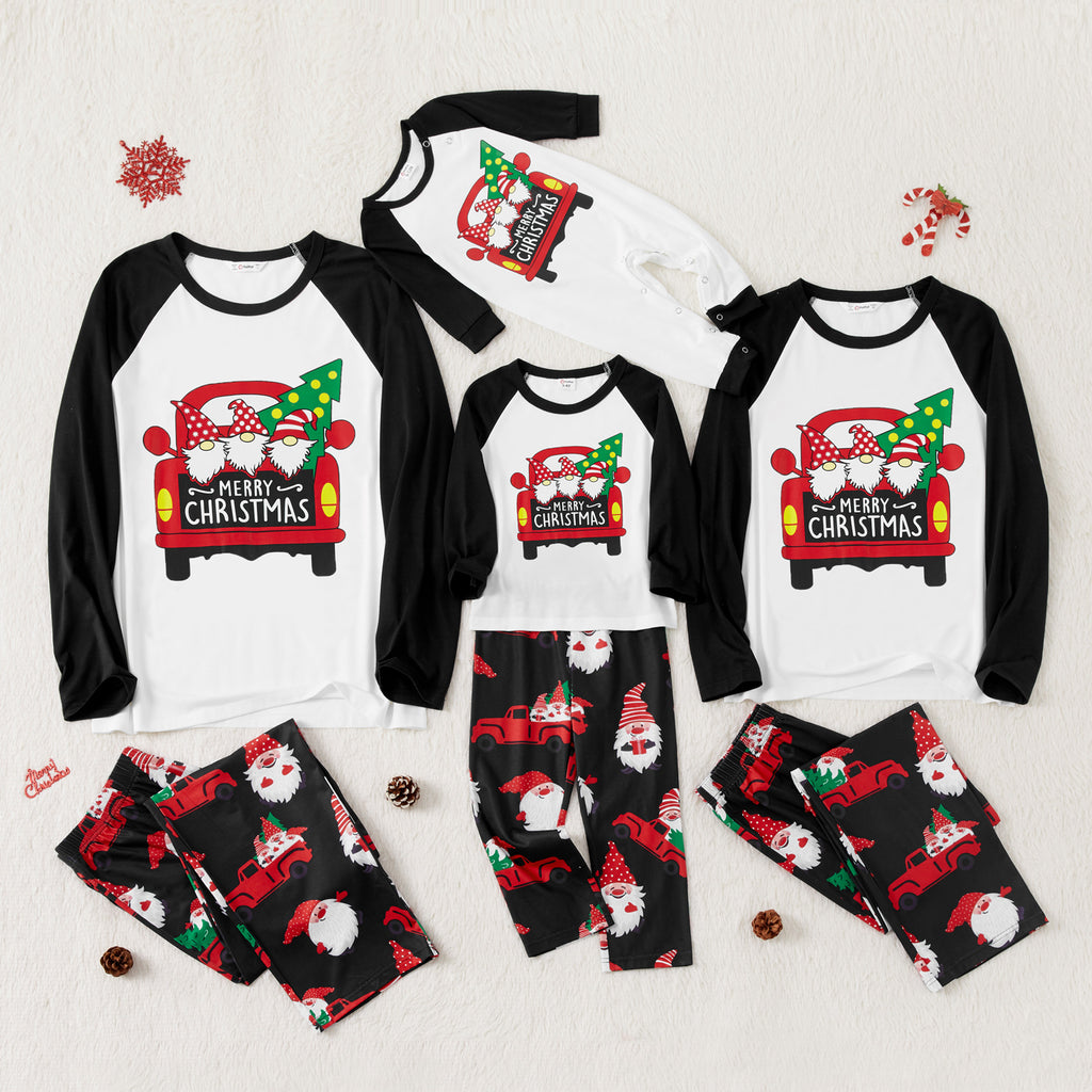 European And American Autumn Parent-child Wear Loose Casual Printing Couleur Matching Round