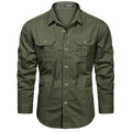 Chemise à manches longues en coton pur sans marque