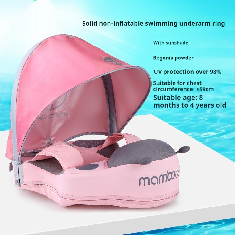 Anneau de natation pour bébé en élastique sans gonflage