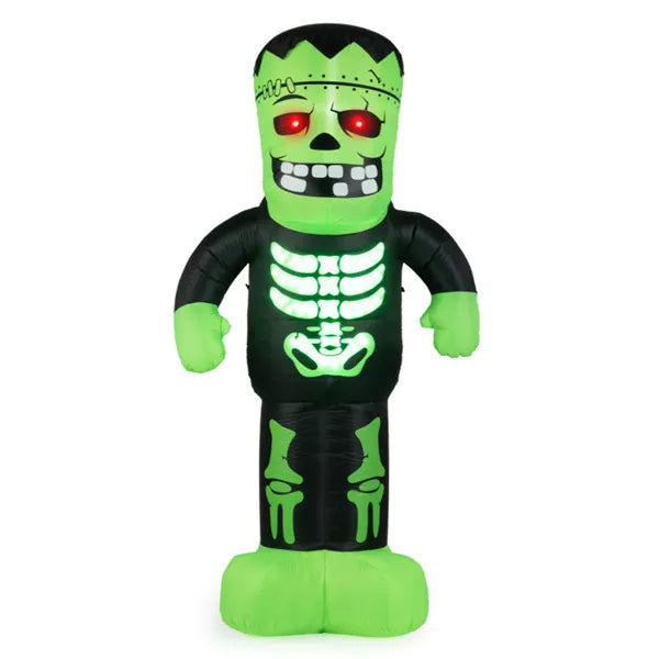 Lit LED gonflable Frankenstein (8,4ft) - 90s Inflation rapide Waterproof Outdoor Halloween