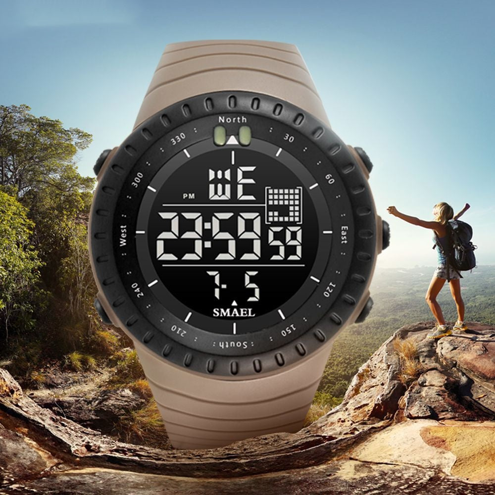 Homme Multifonctionnel Sports Montre électronique