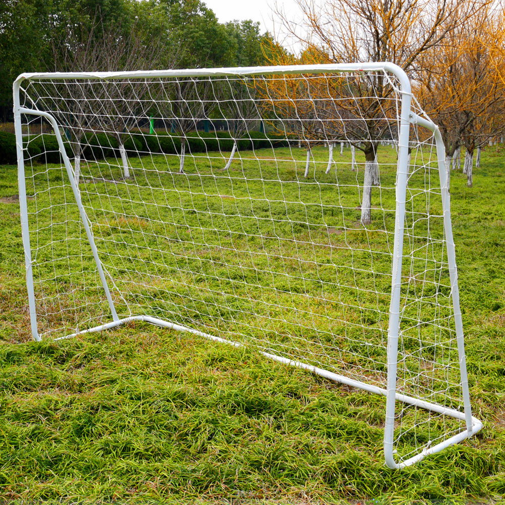 8X5ft Soccer Goal Training Set avec Net Buckles Ground Nail Football Sports pour adolescents et publicité