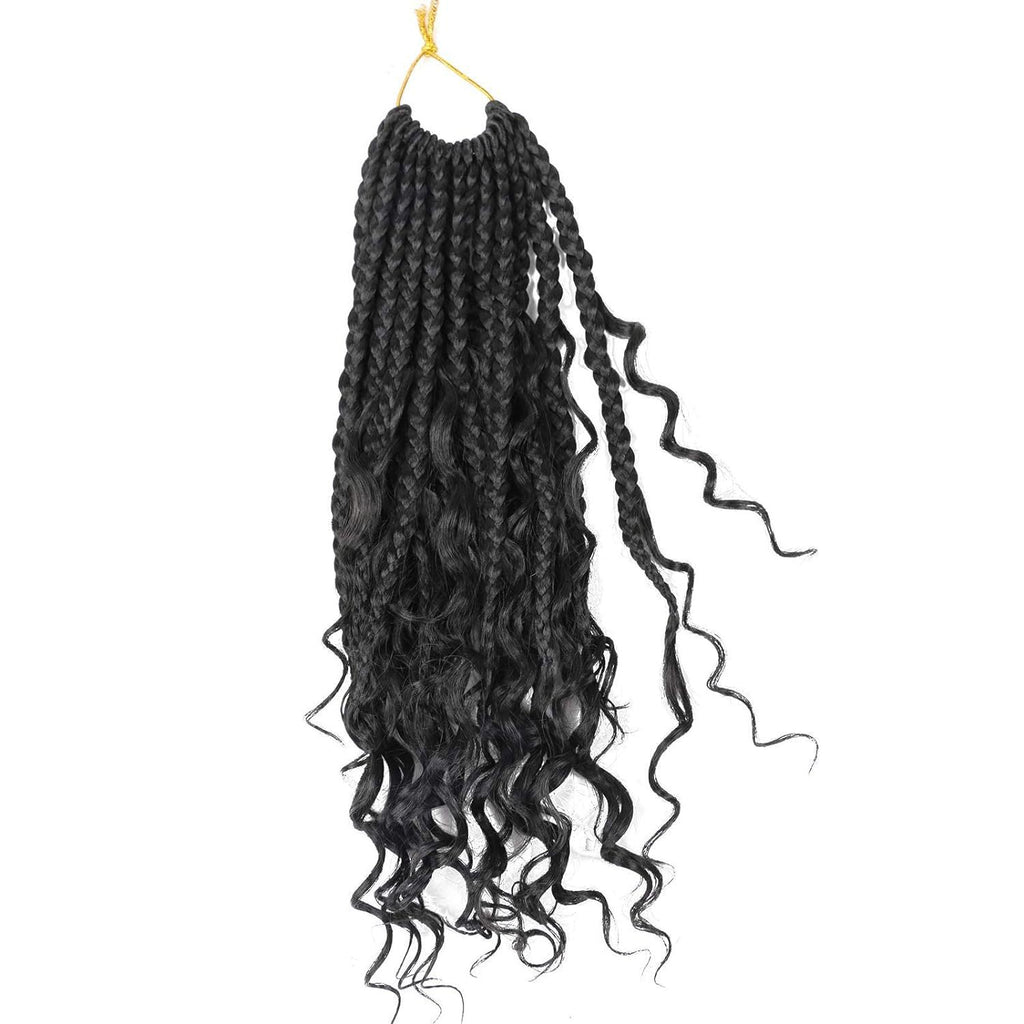 Fibre synthétique Crochet perruque tressée trois brins de tressage