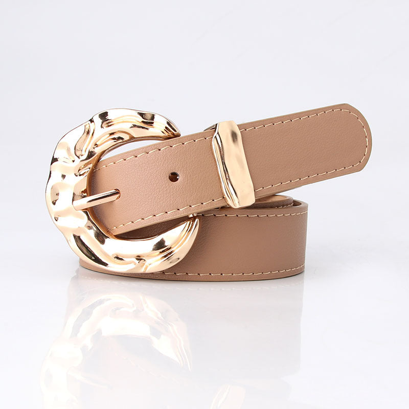 Ceinture de mode caractéristique européenne et américaine Mode simple Jeans Ceinture de pantalon