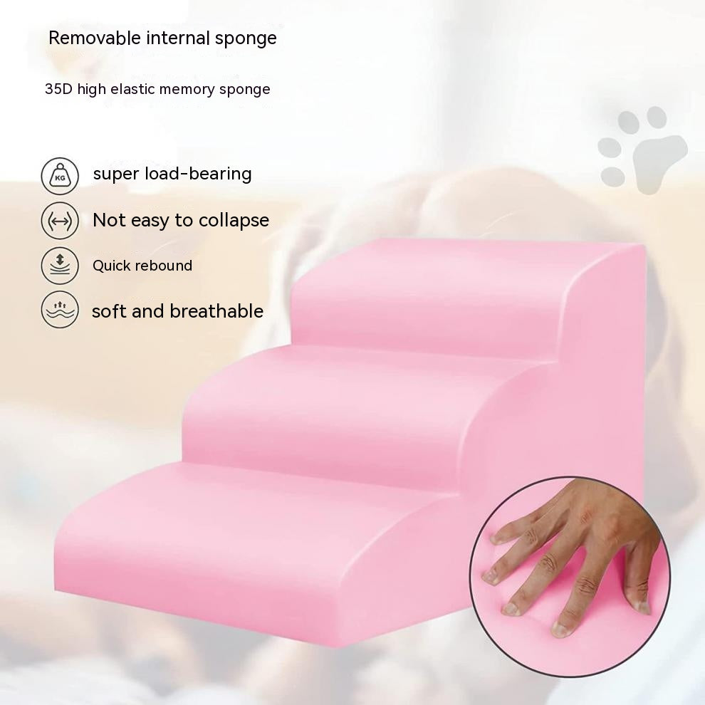 Pet Step Dog Échelle Lit antidérapant Escaliers amovibles et lavable Kitten Petit lit de chien