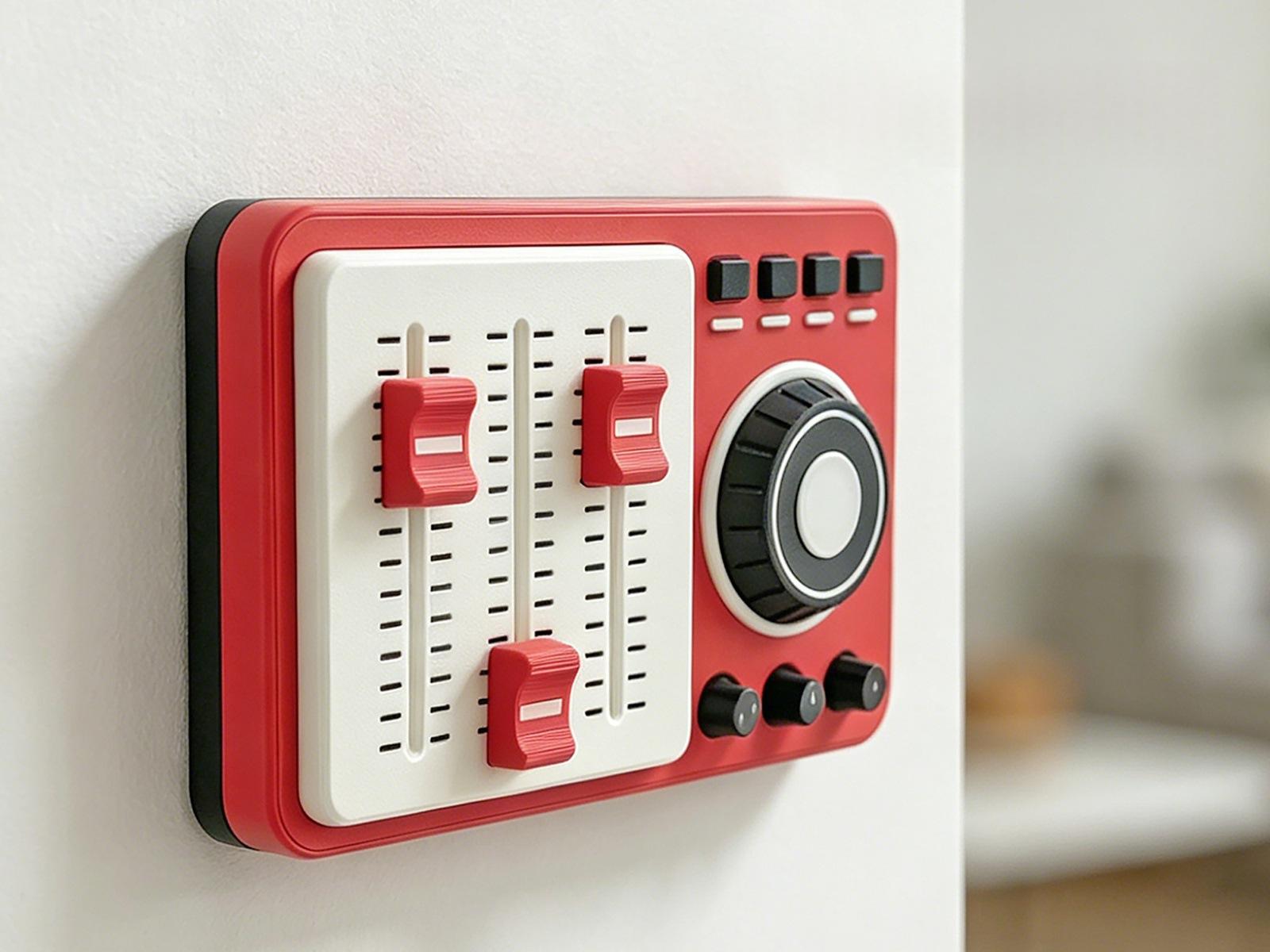Décoration de panneau de console de mixage DJ