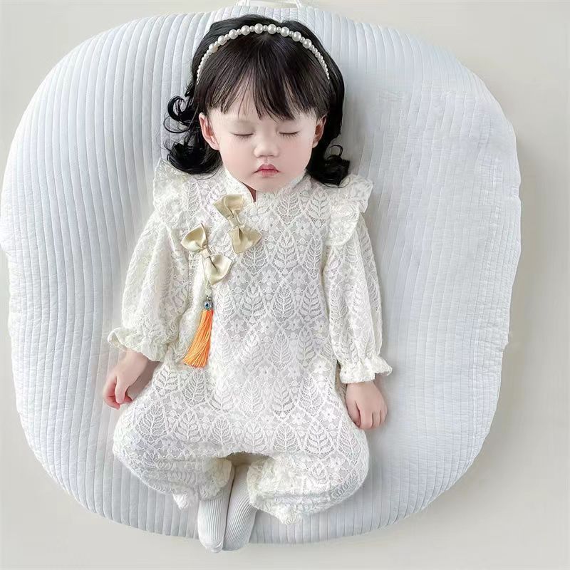 Princess Lace Long Sleeve Kids Bodysuit