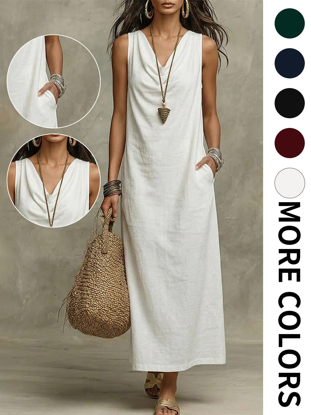 Robe d'été de mode féminine