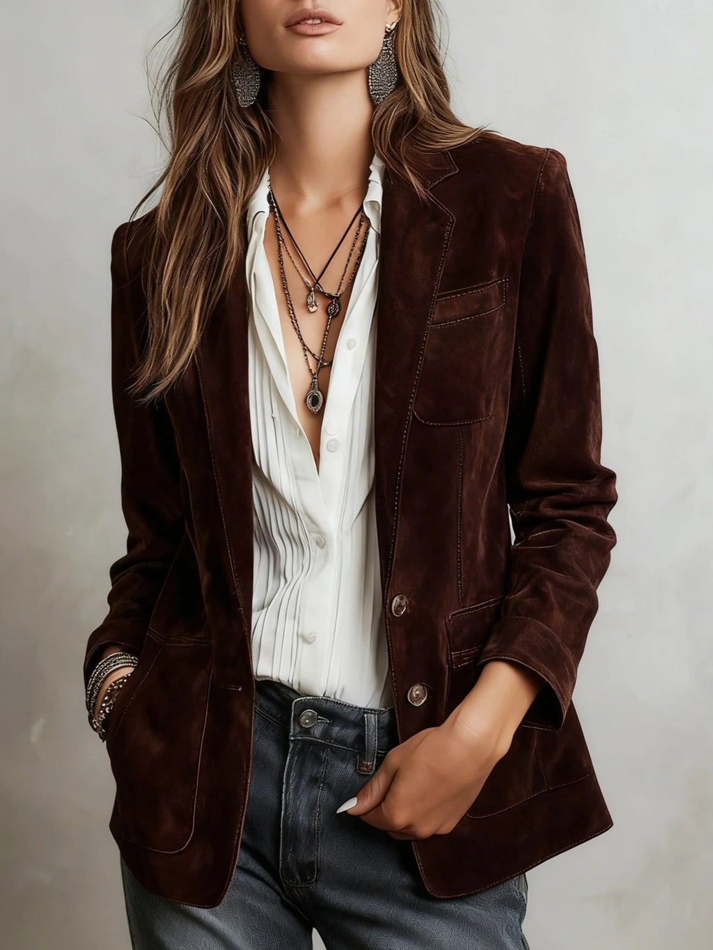 Veste de mode européenne et américaine pour femmes d'automne