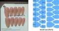 Handmade natural Ombre Nails
