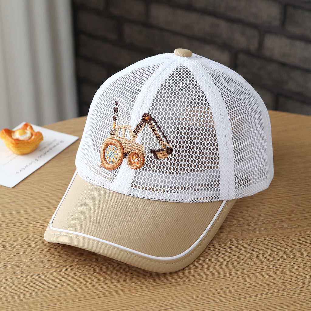 Le bouchon de baseball brodé en mesh avec trous de ventilation est approprié pour les deux B