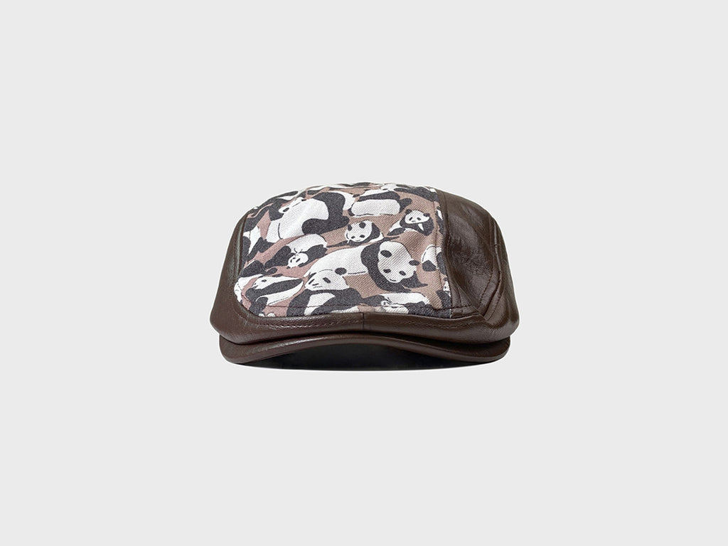 Chapeaux d'avance en cuir PU rétro automne hiver