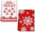 Serviettes de cuisine Red Merry de Noël lot de 2
