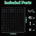 Diviseur de réservoir de poisson Diviseur d'aquarium acrylique avec 8 ventouses PCS