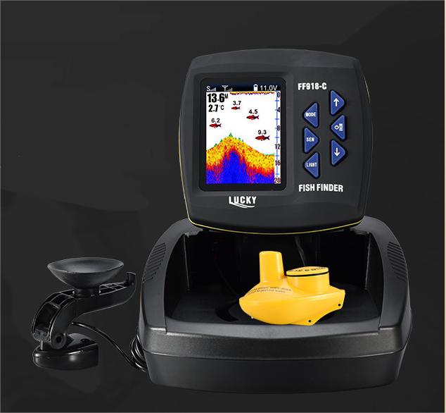Sans fil Sonar Intelligent Muddy Water Vision Équipement de pêche extérieure Fish Finder