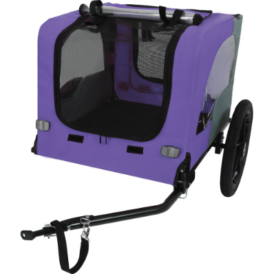 Remorque de vélo pour animaux de compagnie robuste Utdoor avec tout terrain de 16 pouces Roues & universelles