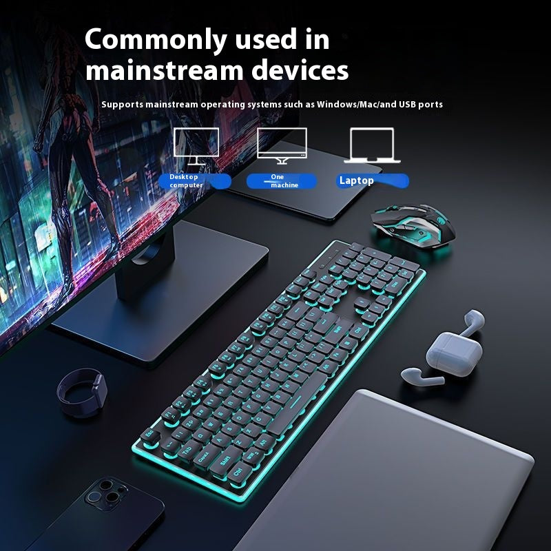 Beau clavier Bluetooth sans fil Mute