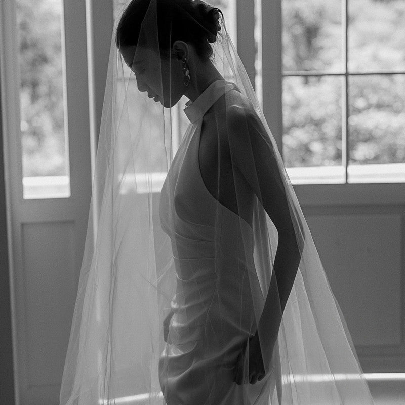 Simple voyage Shooting blanc minceur robe de queue de poisson