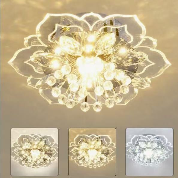 Cristal couloir couloir lumière minimaliste moderne Spotlight LED encastré fixation