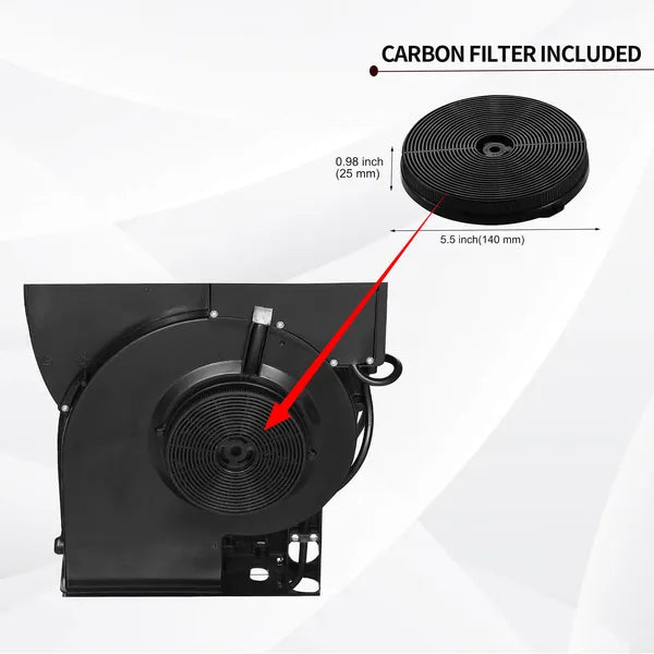 Acier inoxydable sous cabinet gamme Hotte de cuisson Vent 230 CFM Cuisine 3 Speed Cooker Hotte