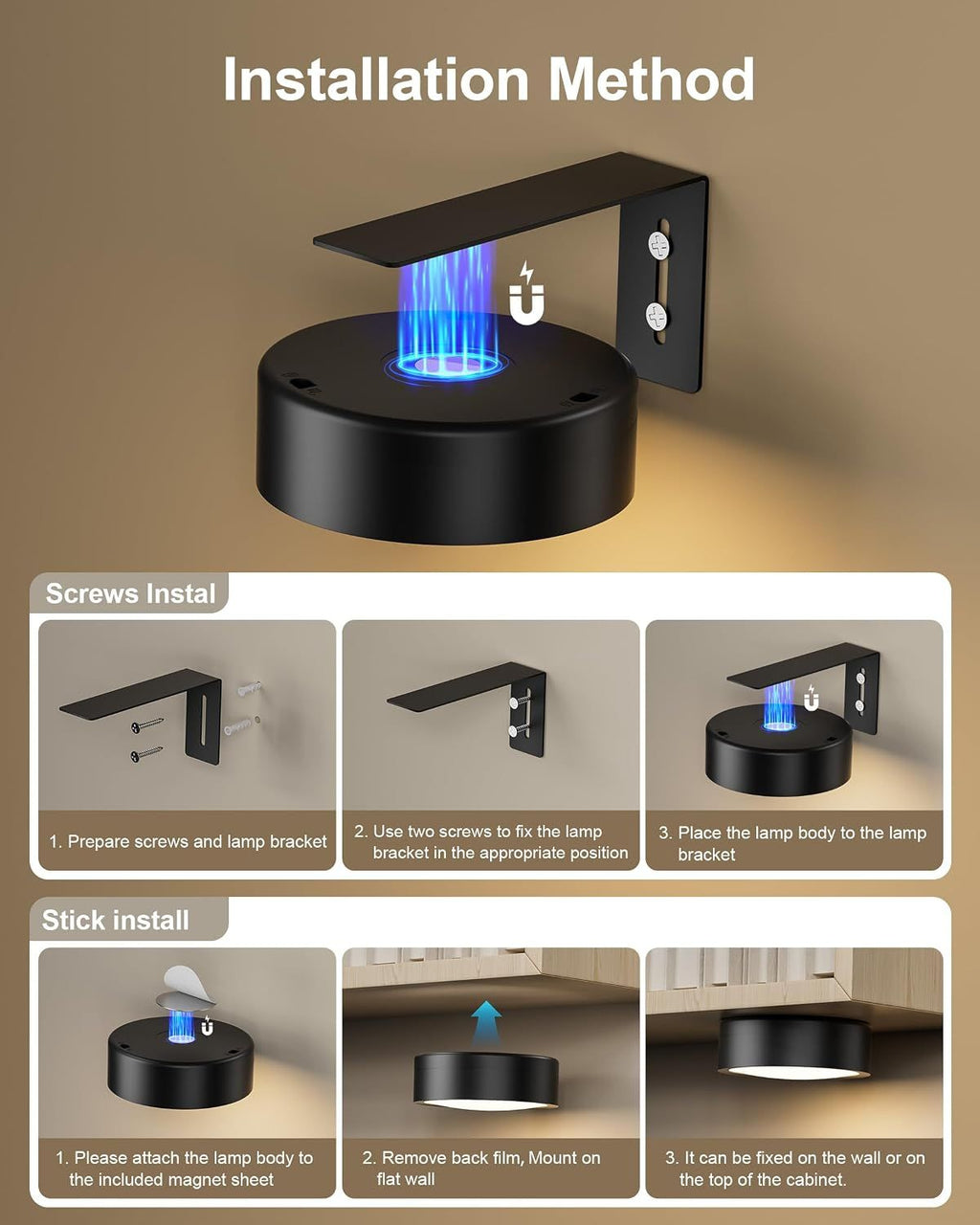 Lumières pour le mur