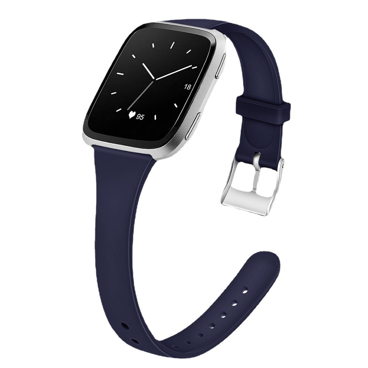 Bracelet en silicone Smart Watch Shrink Silicone Solid Color Watch Band