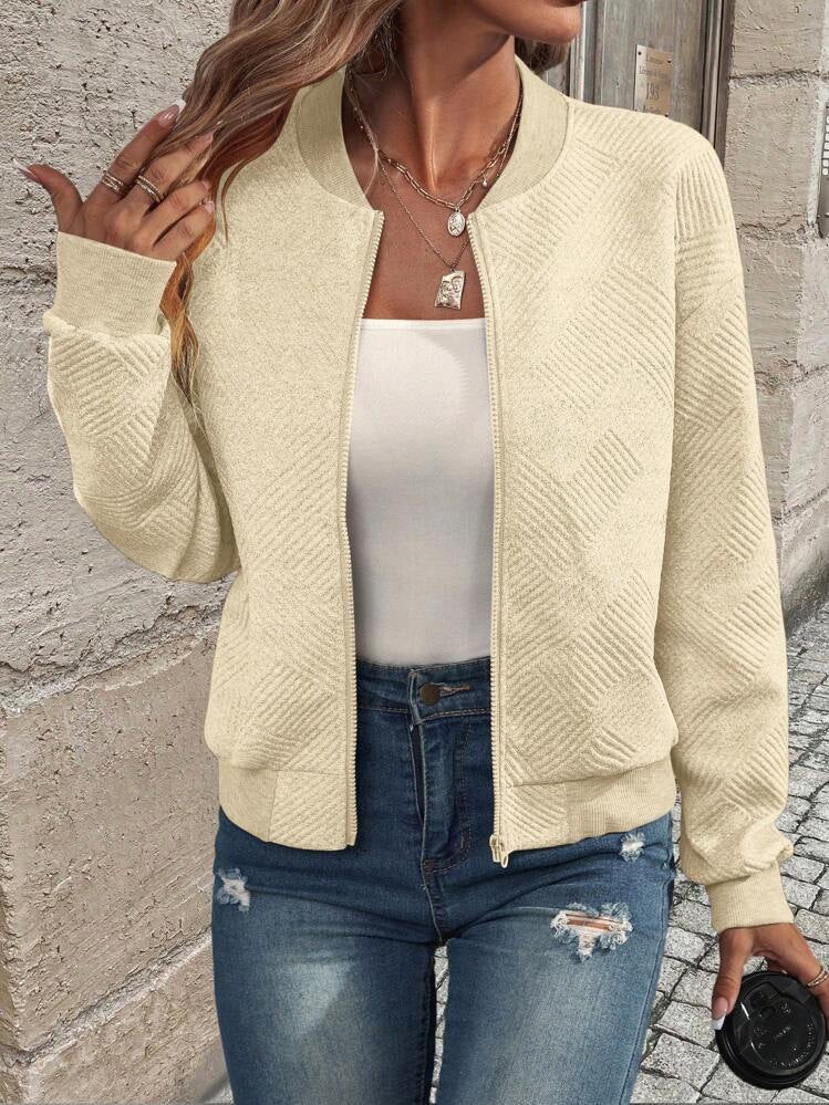 Veste Zip d'automne et d'hiver européenne et américaine avec baseball Co