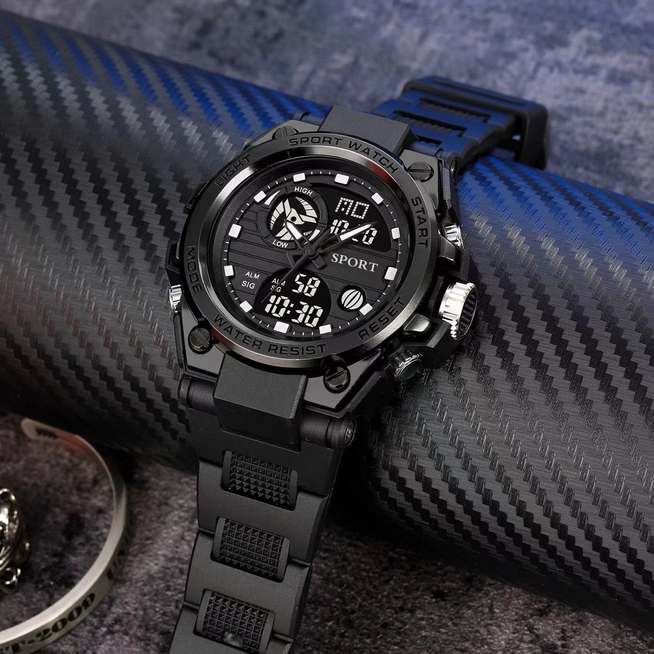 Smartwatch sport extérieur multifonctionnel pour adolescents