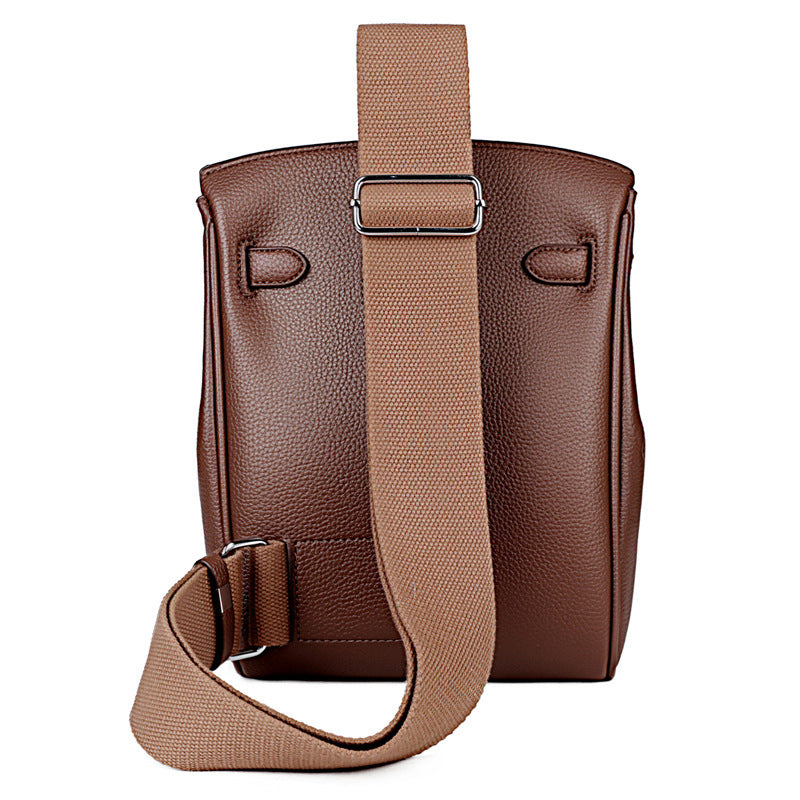 Sac de corps minimaliste pour homme Sleek Léger et de couleur solide