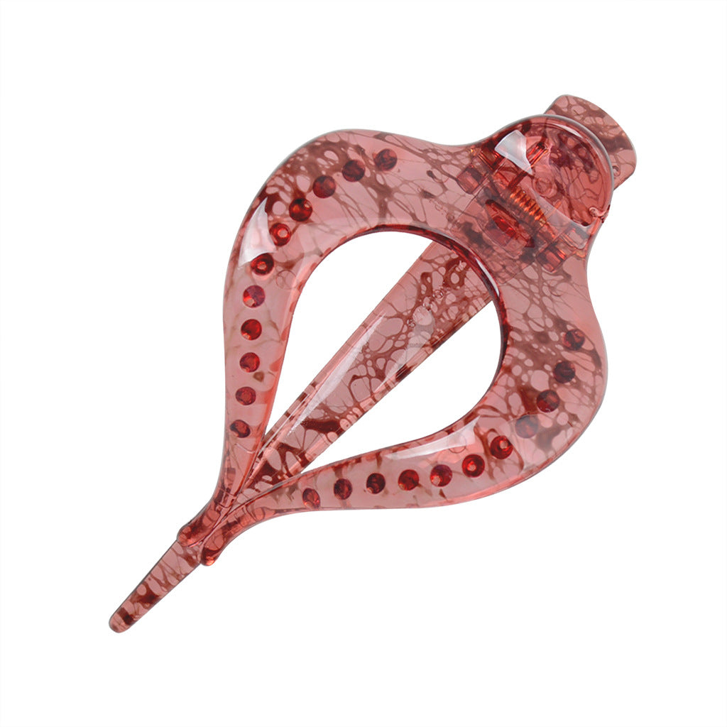 Shark Clip Sweet One Stroke à travers le coeur Duckbill Clip