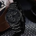 3-Eye Digital hommes bracelet de montre et collier ensemble