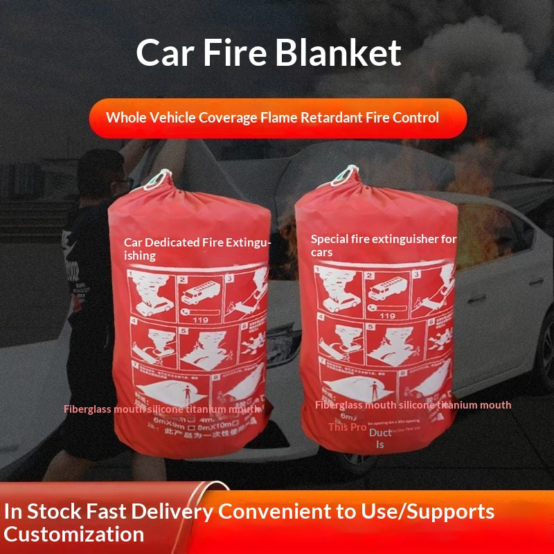 Couverture d'incendie de batterie de voiture
