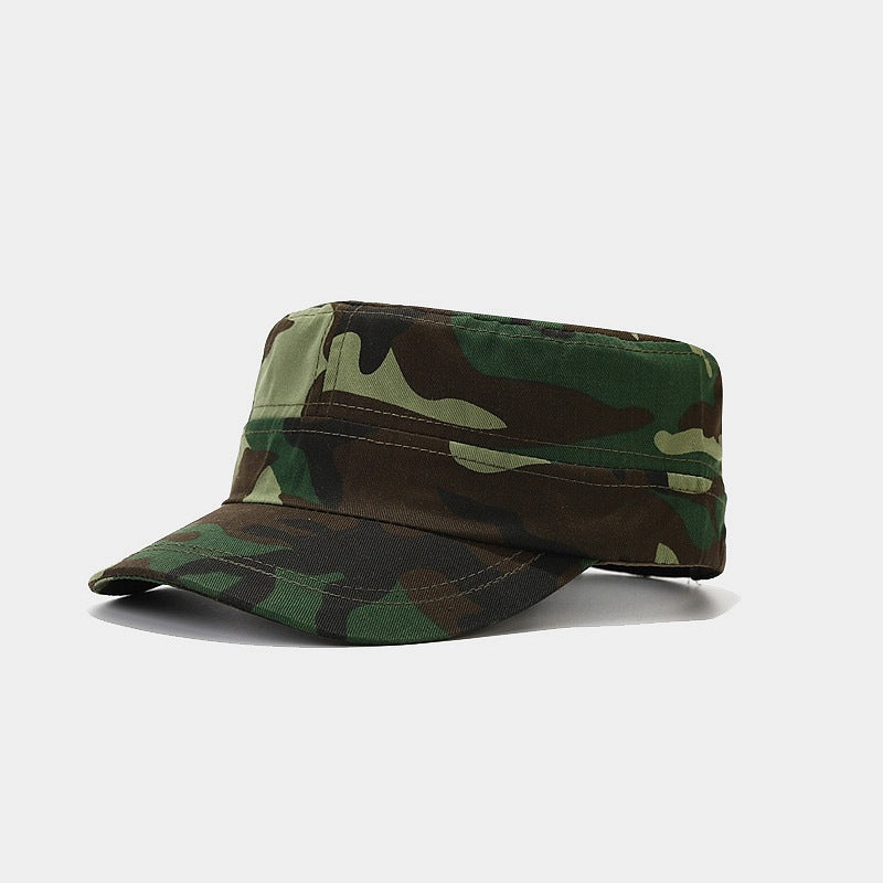 Rétro grand-brime homme simple et fashionable casquette de baseball plat adapté à l'extérieur Sp