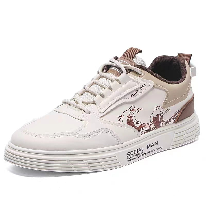 Chaussures de mode pour hommes Sneakers Sport Blanc