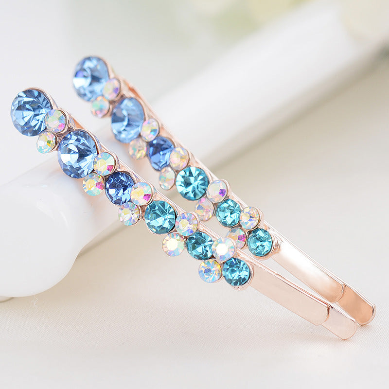 Shiny Strass Bow filles épingle à cheveux All-match avec Bangs Clip