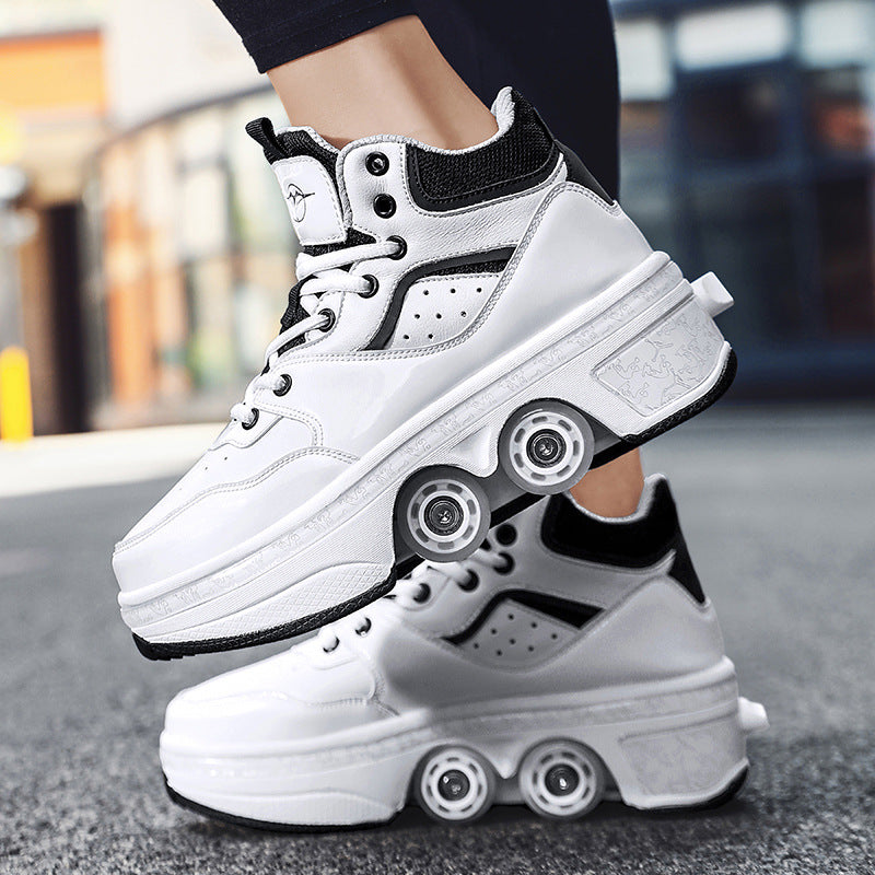 Patins à roulettes rétractables féminins