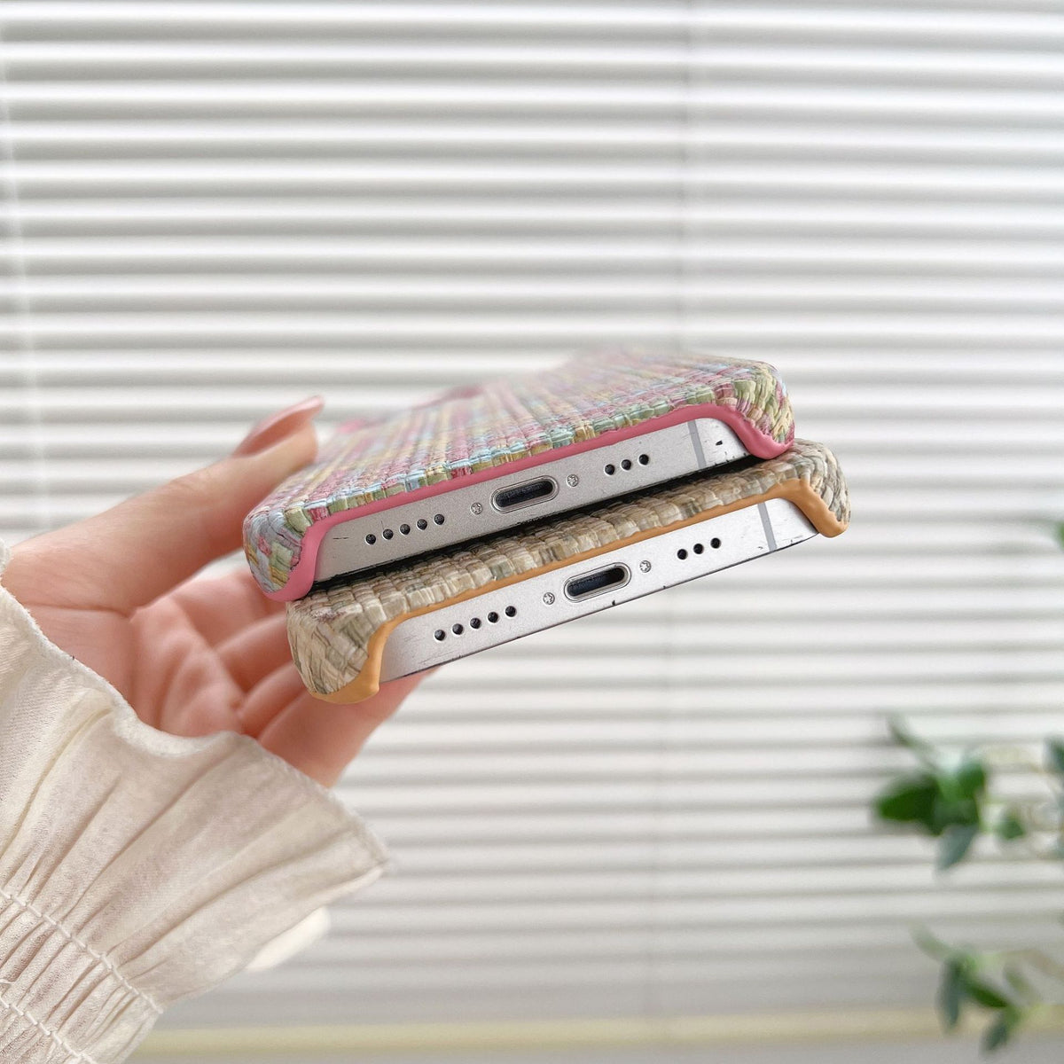 Étui de protection pour téléphone portable tissé