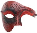 Masque de fête antique avec un seul oeil et demi face latérale