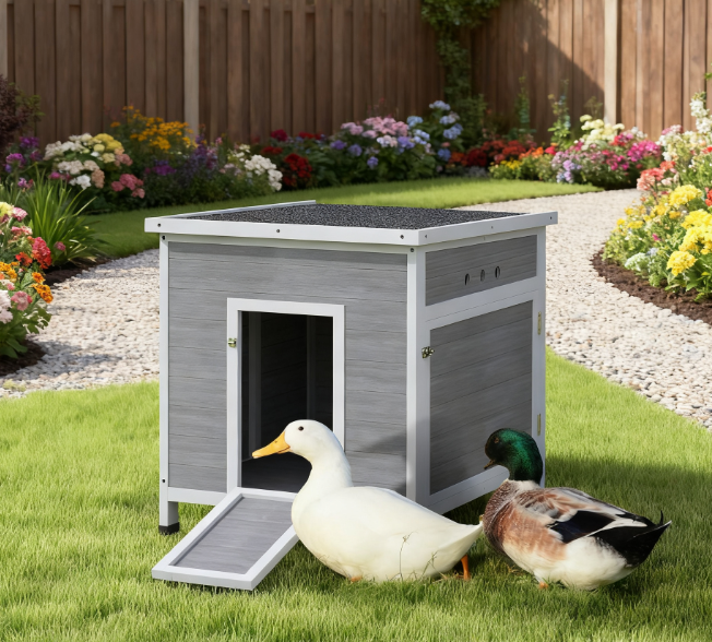 Bois avec une cage de toit ouverte